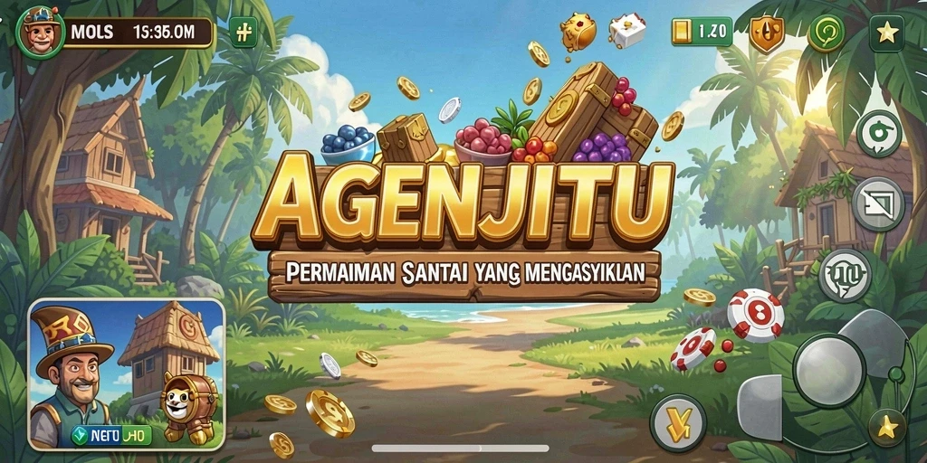 Tampilan gameplay AGENJITU yang menarik dengan berbagai tantangan seru.