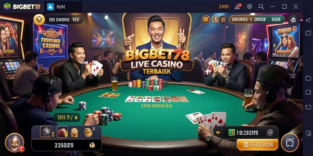 Gameplay Live Casino yang mengasyikkan di BIGBET78.