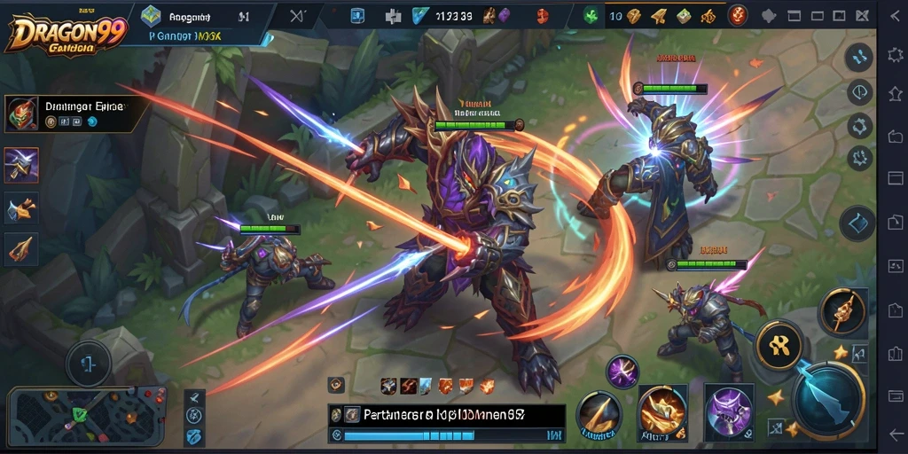 Tangkapan layar gameplay seru dari DRAGON99.