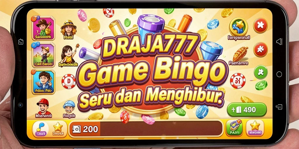 Gameplay seru DRAJA777 dalam bermain Bingo.
