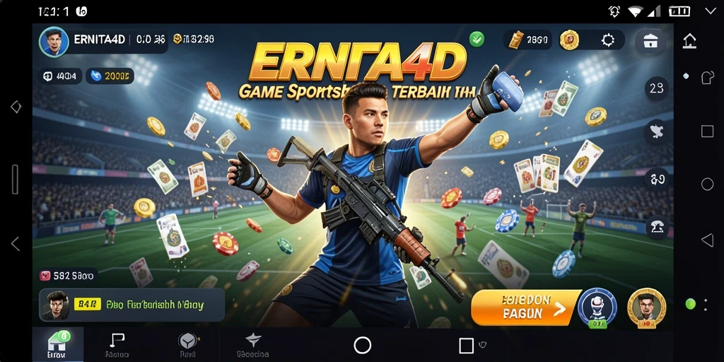 Tampilan menarik dari game Sportsbook ERNITA4D dengan berbagai pilihan taruhan.