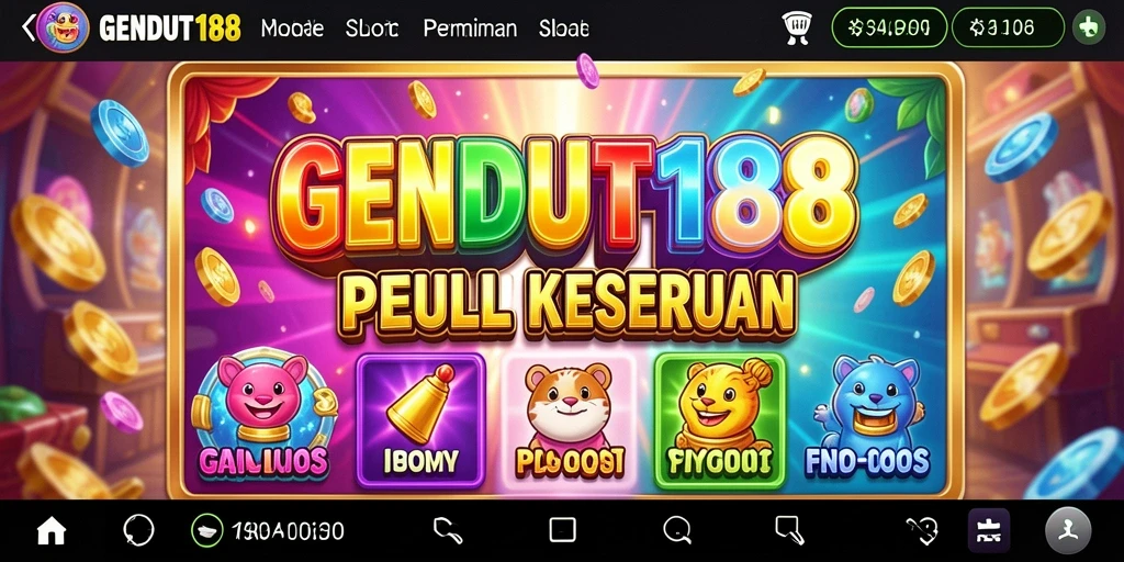 Tampilan seru gameplay Slot di GENDUT188.