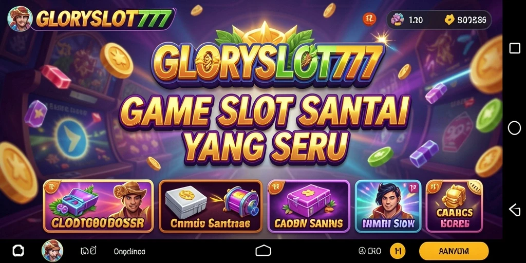 Tampilan menarik gameplay GLORYSLOT777 dengan tema yang beragam.