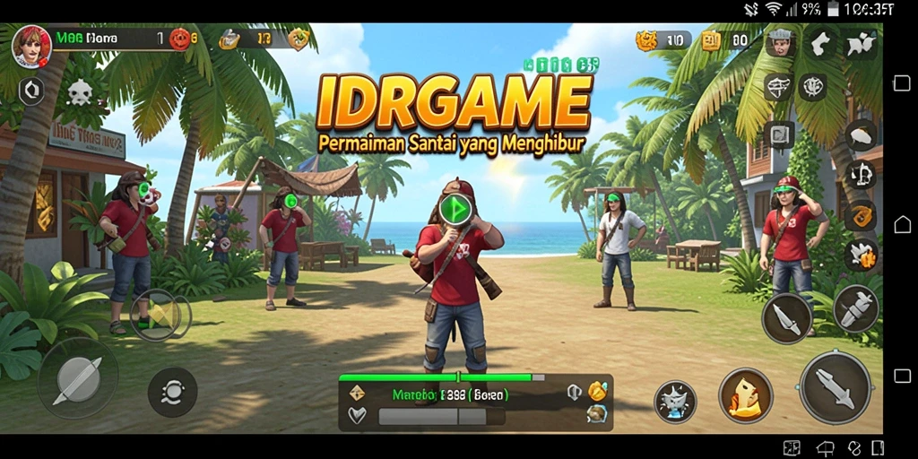 Tampilan menarik dari gameplay <strong>IDRGAME</strong> yang santai dan menghibur.