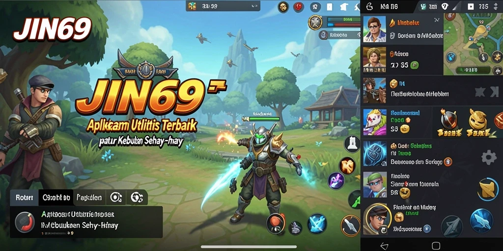 Tampilan antarmuka JIN69 yang sederhana dan fungsional.