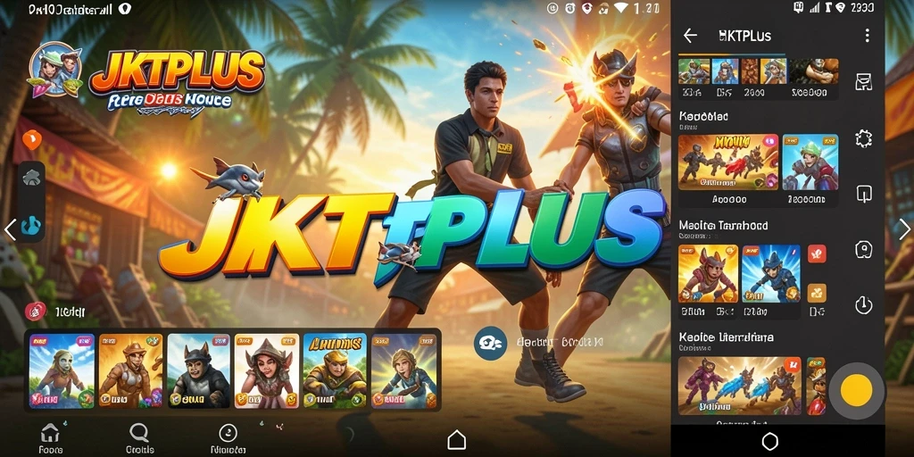 Tampilan utama JKTPLUS yang intuitif dan mudah diakses.