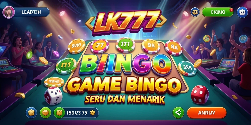 Gameplay Bingo LK777 yang penuh warna dan interaktif.