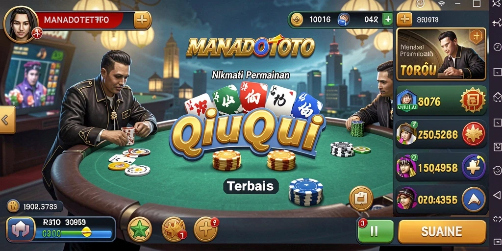 Screenshot gameplay QiuQiu yang seru di MANADOTOTO.