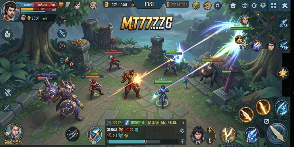 Tampilan menarik dari gameplay SLG di MT777.