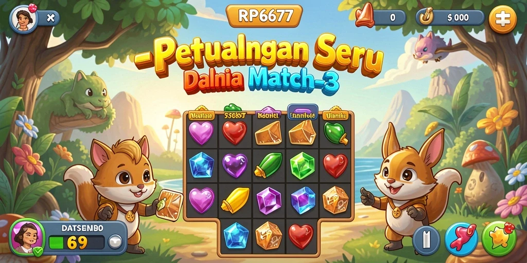 Gameplay seru dengan grafis menawan dari RP6677.