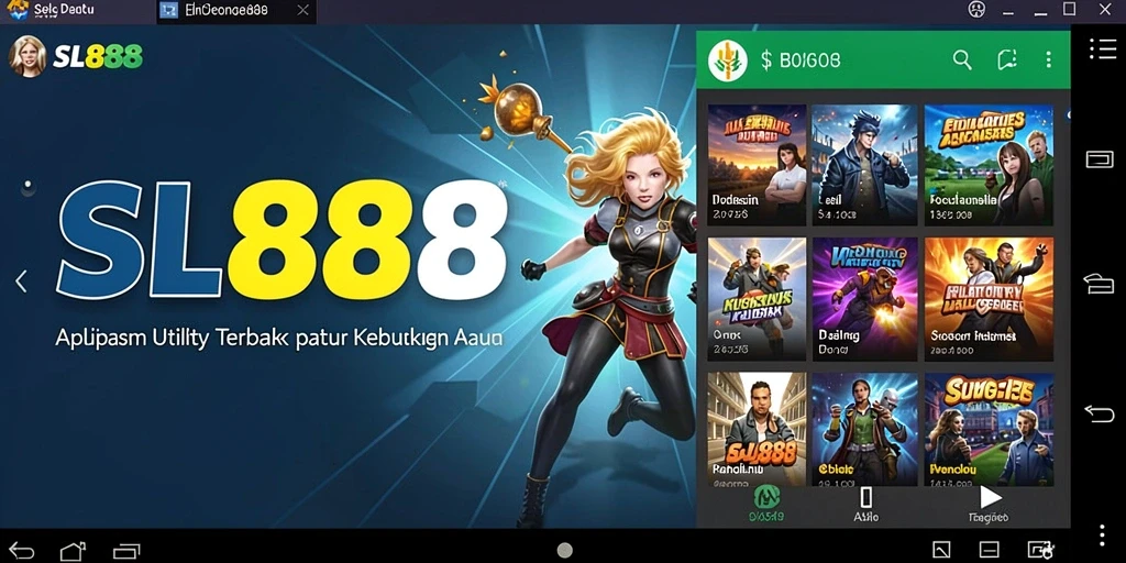 Tampilan utama SL888 dengan fitur pengelolaan praktis.