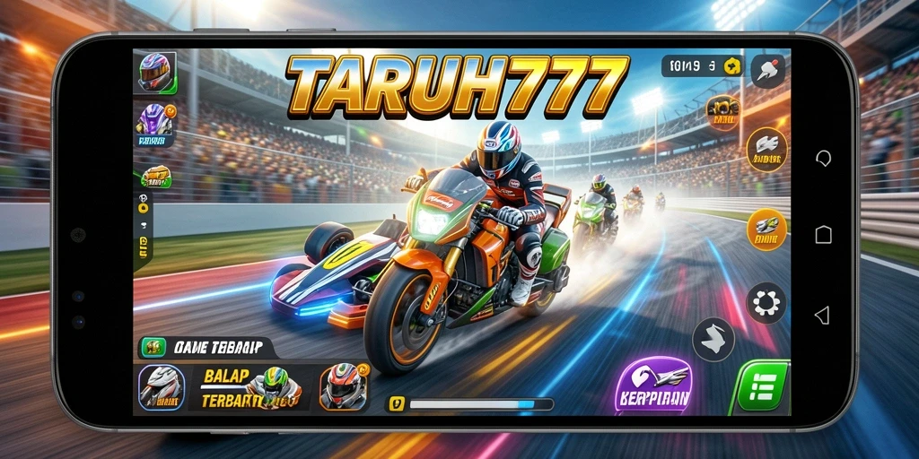 Tampilan gameplay Racing yang seru dan mendebarkan.