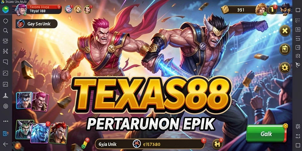 Tangkapan layar TEXAS88 menunjukkan aksi pertarungan yang mendebarkan.
