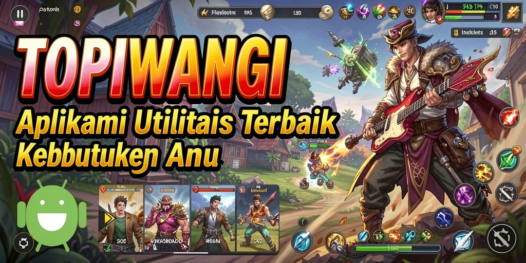Tampilan antarmuka utama TOPIWANGI yang efisien dan mudah digunakan.