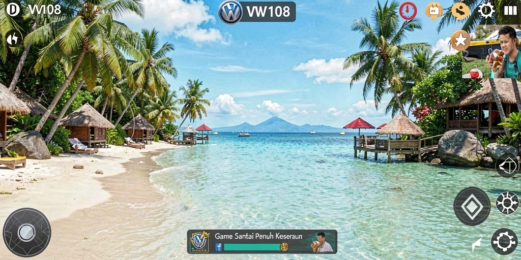 Tangkapan layar VW108 menampilkan aksi seru dalam gameplay Casual.